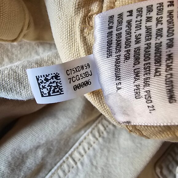 AE Women's Stretch Cargo Khaki Jean Size 6 - Picture 7 of 8